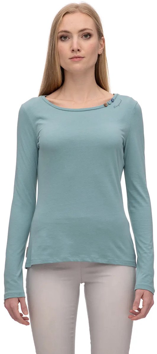 T-shirt met lange mouwen voor vrouwen Ragwear Florah Gots Blauwgroen