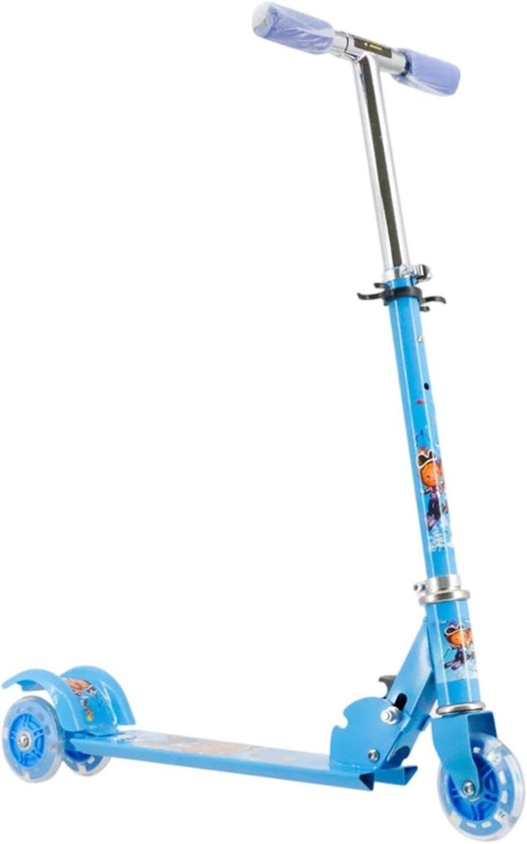 Kinderstep 2 Wielen - Step Kinderen - Buiten Spelen - Inklapbaar Verstelbaar - 50-74 cm - Blauw