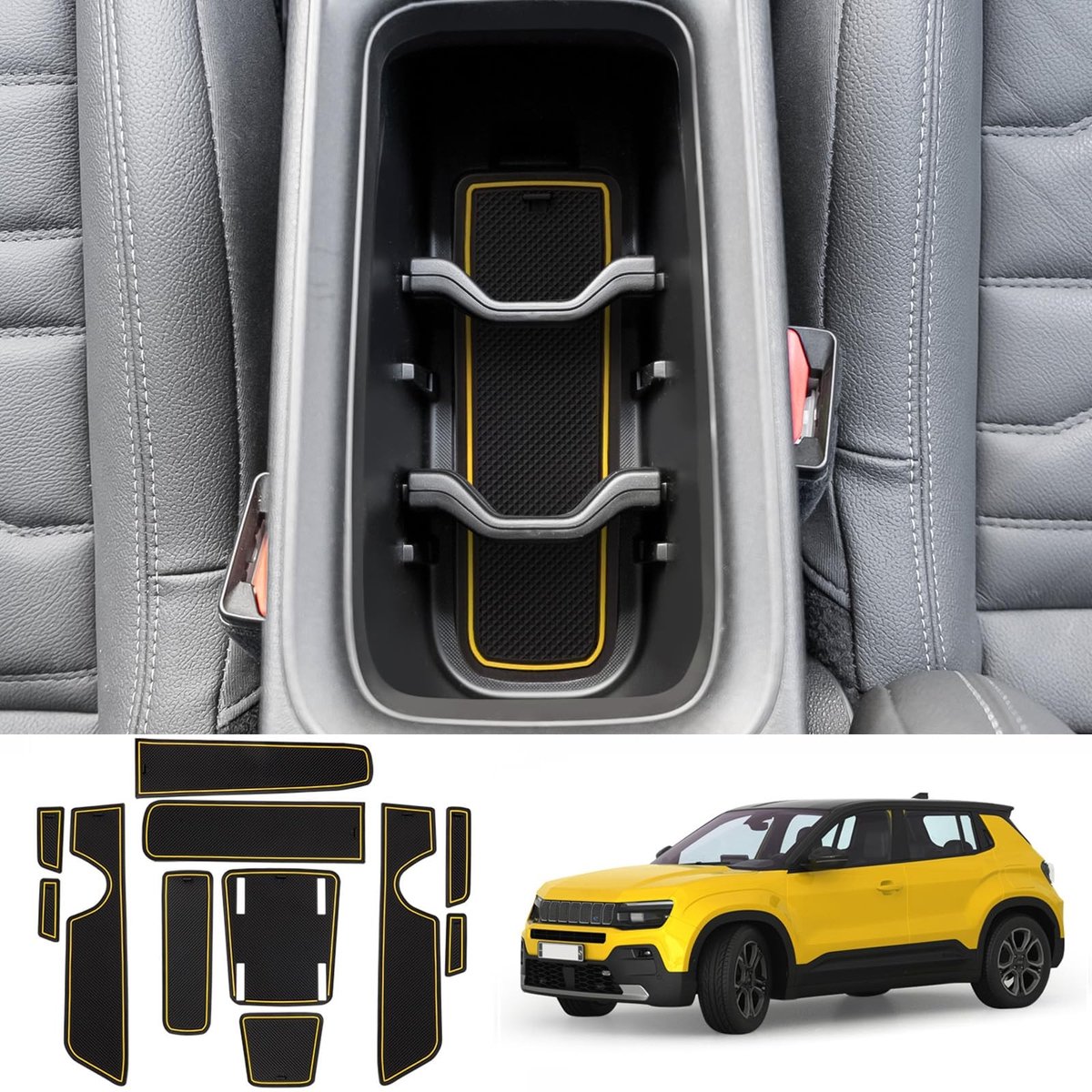 Omgoods - Antislip Rubbermatten voor Jeep Avenger 2023-2024