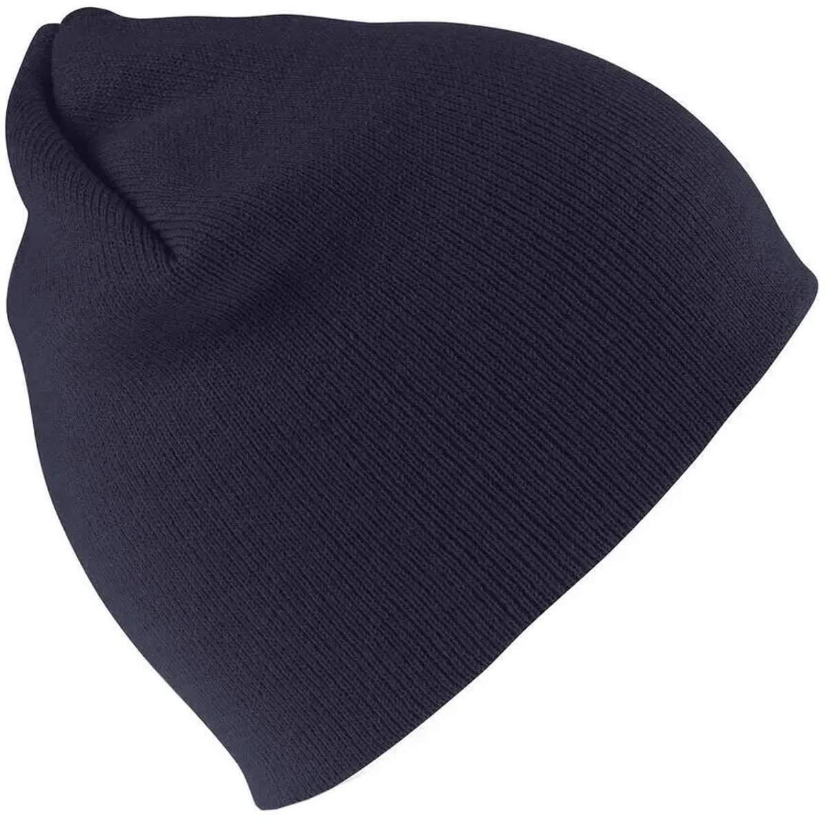 Result Soft Feel Cuffless Beanie RC44 - Navy - One size