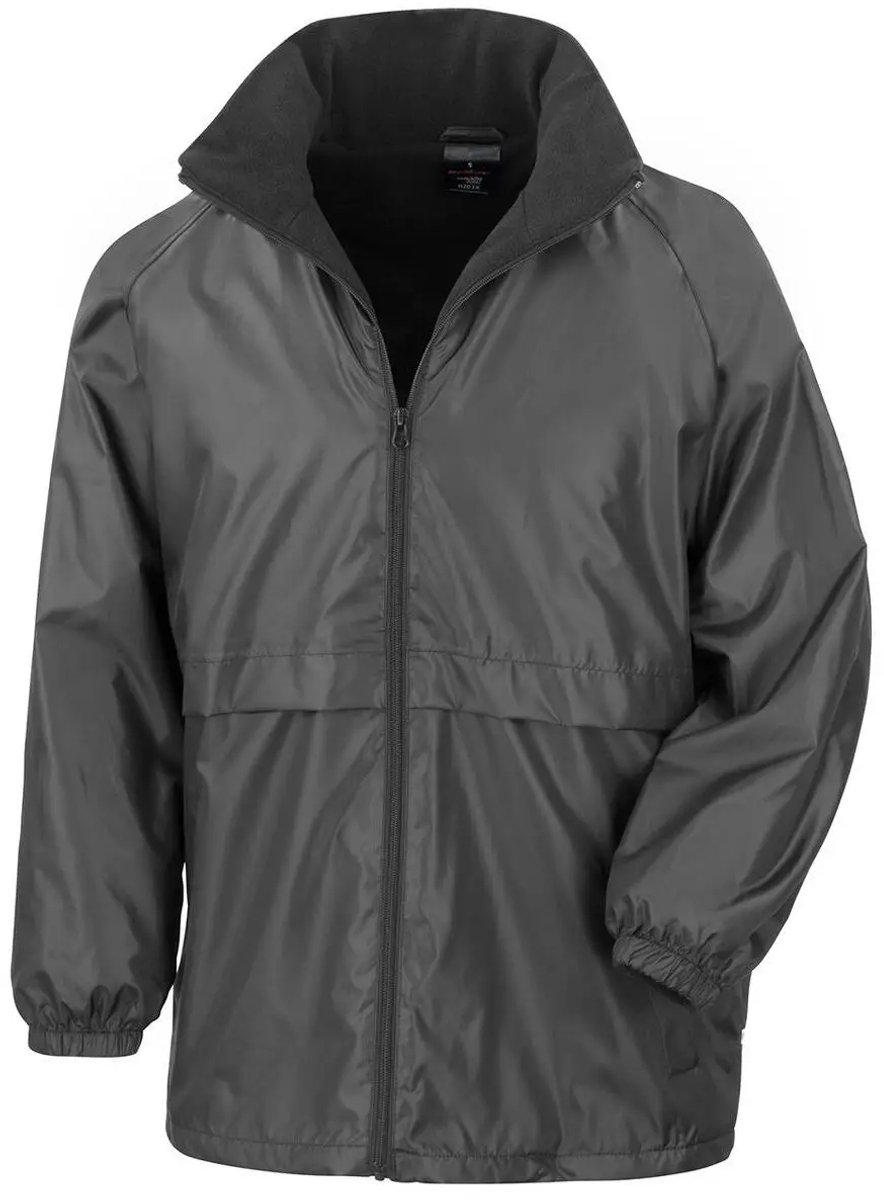 Result Microfleece Lined Jacket RT203 - Black - XXL