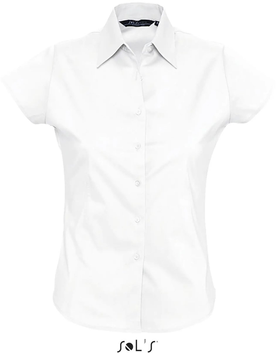 SOL'S Women´s Stretch-Blouse Excess Short Sleeve L630 - White - M