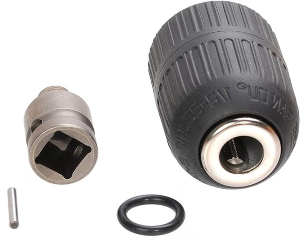 Sleutelvrije Boorsteun met 1/2 inch Vierkante Aansluiting, Snelle Wisseltool voor 2-13 mm Boortjes en 1/2-20 UNF Draadmontage