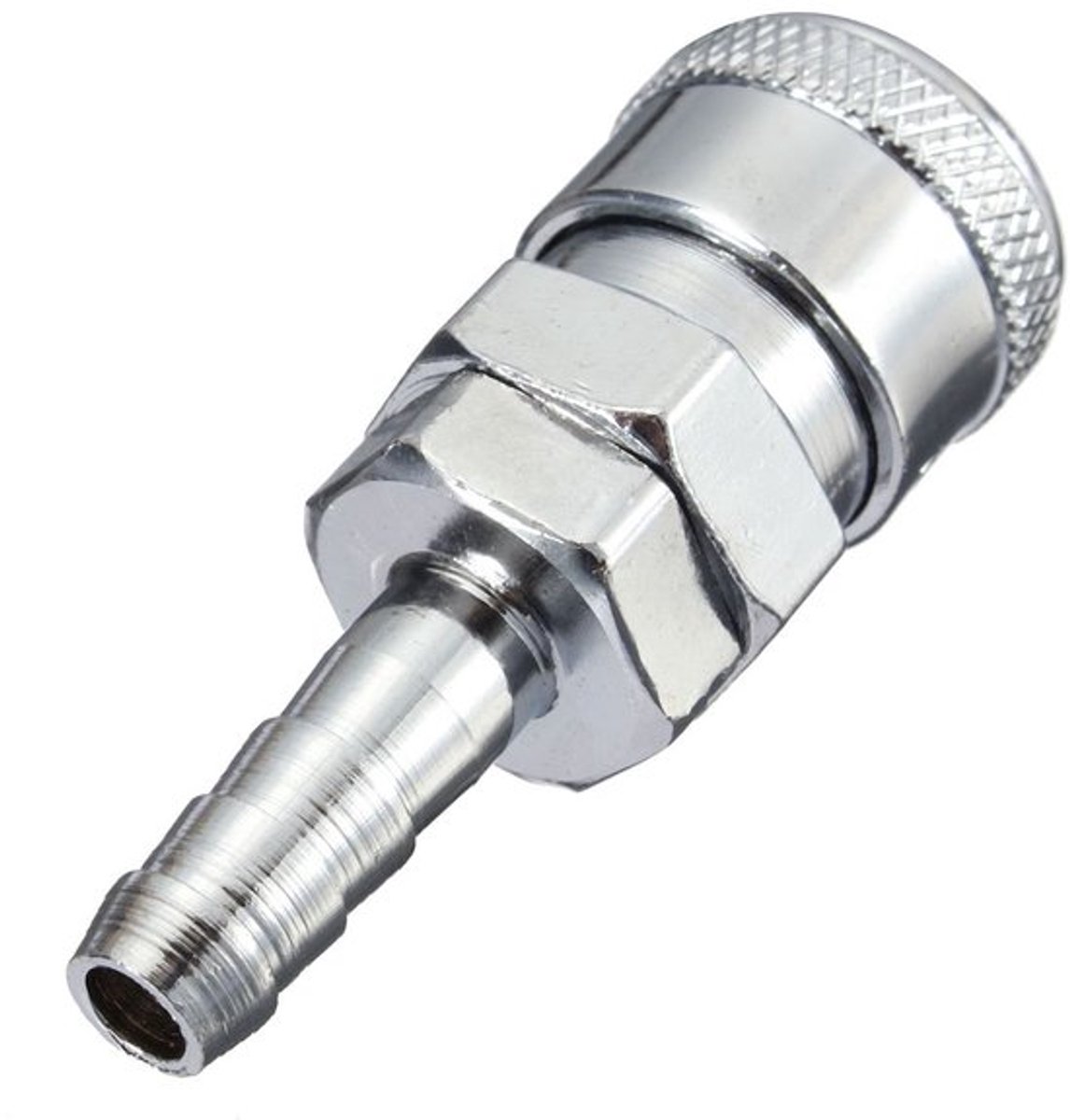 Nozzle 8mm - Gas Aansluiting - Aansluitingsset - Koppeling - Schakelklep - Geschikt voor Caravan/BBQ - Gasaansluiting