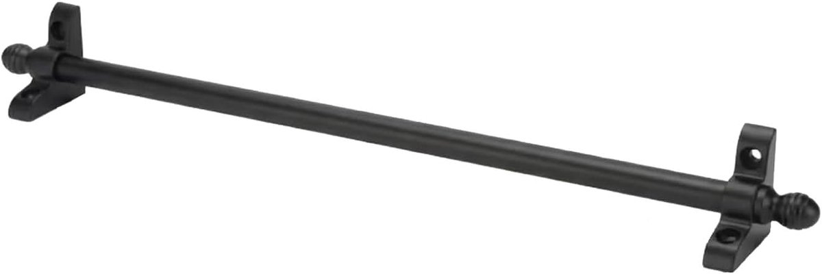 Trapmat Stangen - Tapijtstaven Trappen - Tapijt Bevestigen - Messing Duurzaam - 117 cm - Zwart