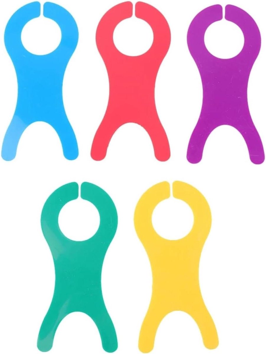 Garen Klossen - Wollen Wikkel Tool - Handwerk Organiseren - Kleurgecodeerde Sortering - 100 stuks - Multicolor