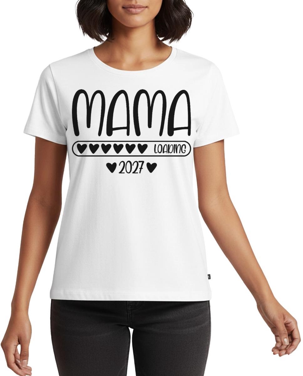 Mama Loading 2027 Premium T Shirt Dames