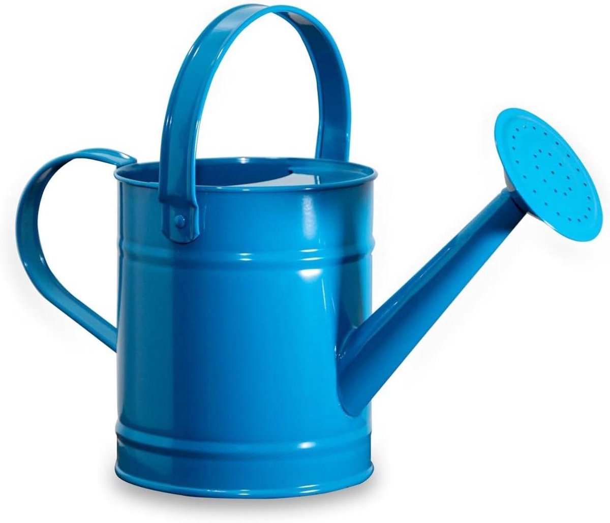Kinder Gieter - Waterkannetje Buiten - Zandbak Spelen - Stevige IJzeren Constructie - 31 cm Diep - Blauw