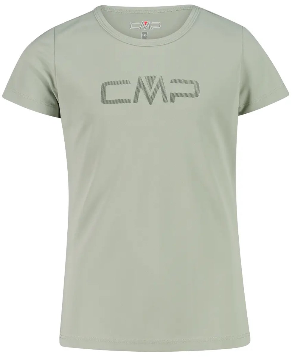 Meisjes-T-shirt met ronde hals CMP Logo Groen