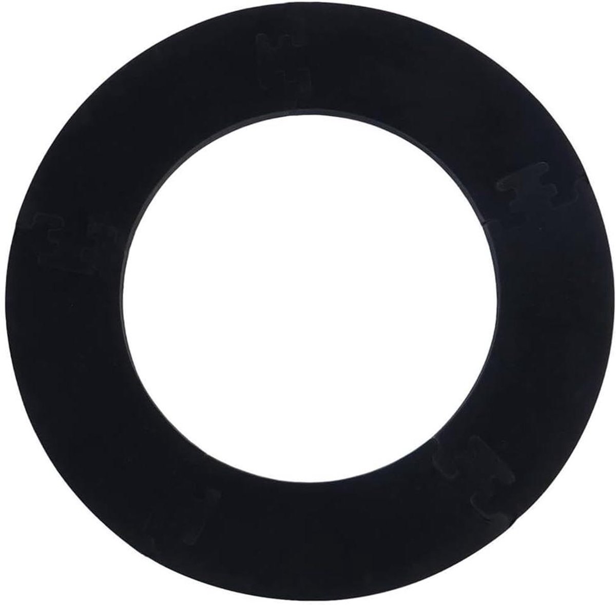 Dartbord Surround - Wandbeschermer Dartbord - Dart Spel Verbeteren - Flexibele Splicing - 71 cm - Zwart