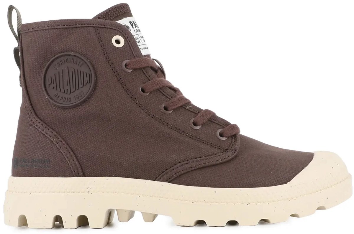 Laarzen Palladium Pampa Hi Organic Bruin