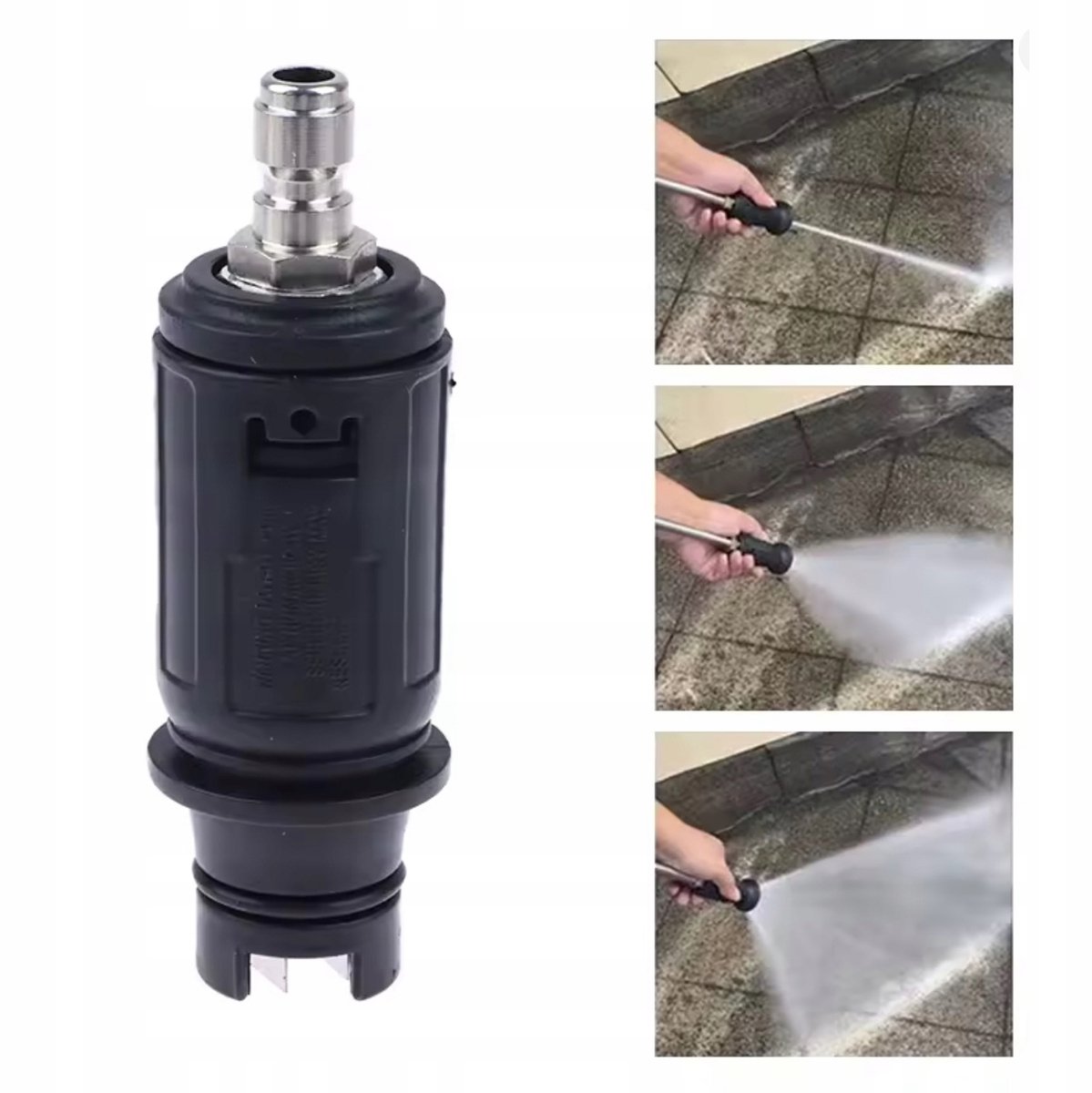Rosfix Spuitmond Quick Plug 1/4"" - Regelbaar - 3000 PSI/207 bar, 60°C - Geschikt voor Lavor, DeWalt