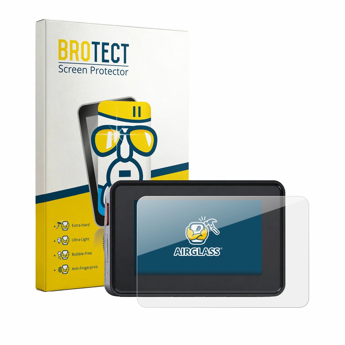 Screenprotector voor Vantrue Element 2 Beschermglas transparant
