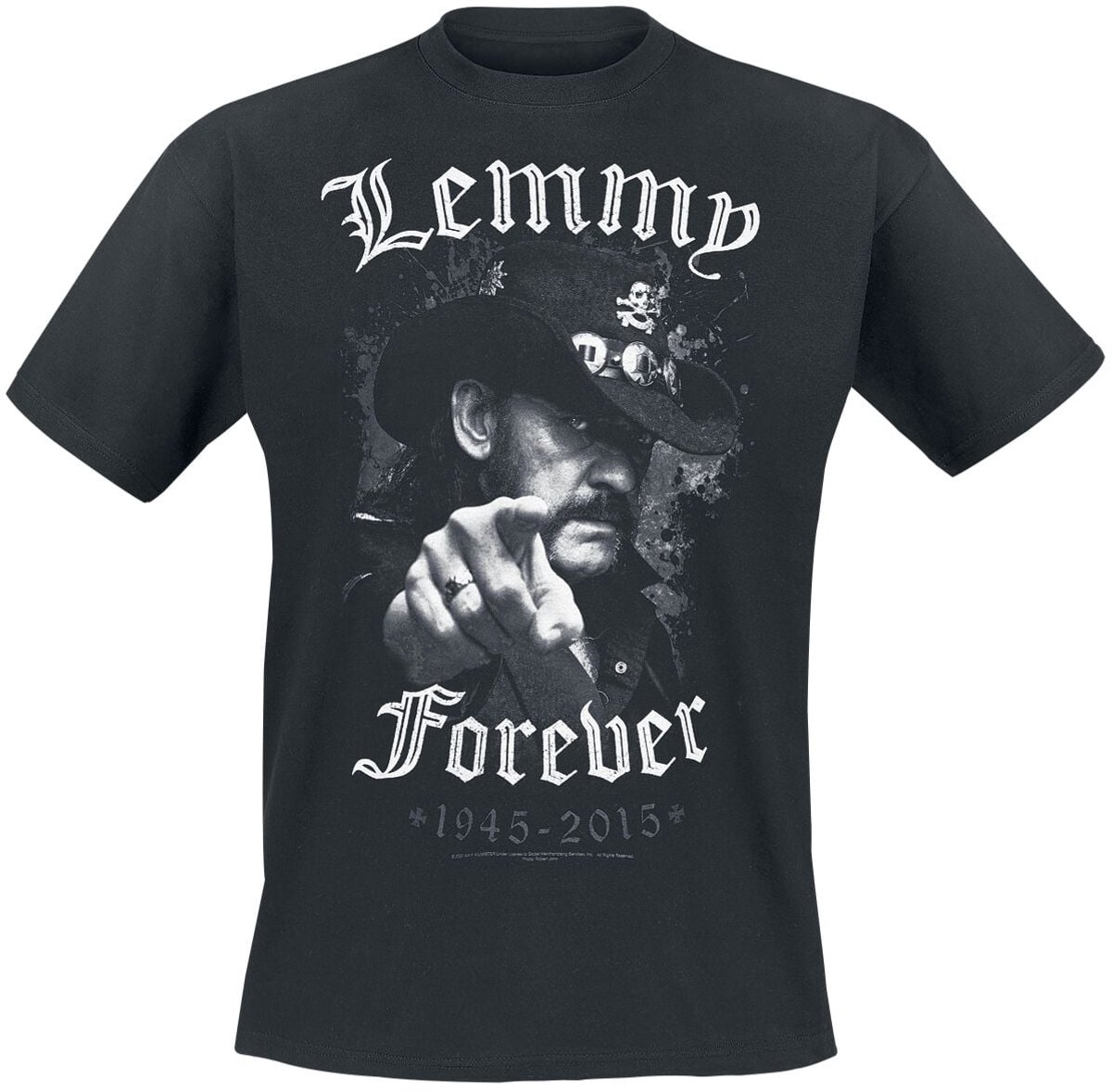 Motörhead Lemmy - Forever Heren T-shirt - zwart - 4XL