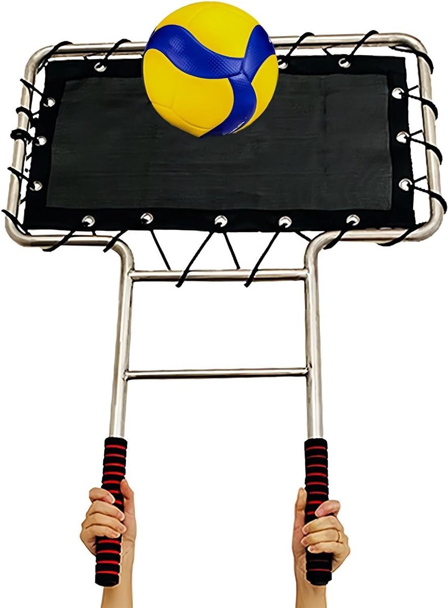 Volleybal Trainingsnet - Oefenmateriaal - Vaardigheden Verbeteren - Simuleert Blokkade - 75 cm Breed - Zwart