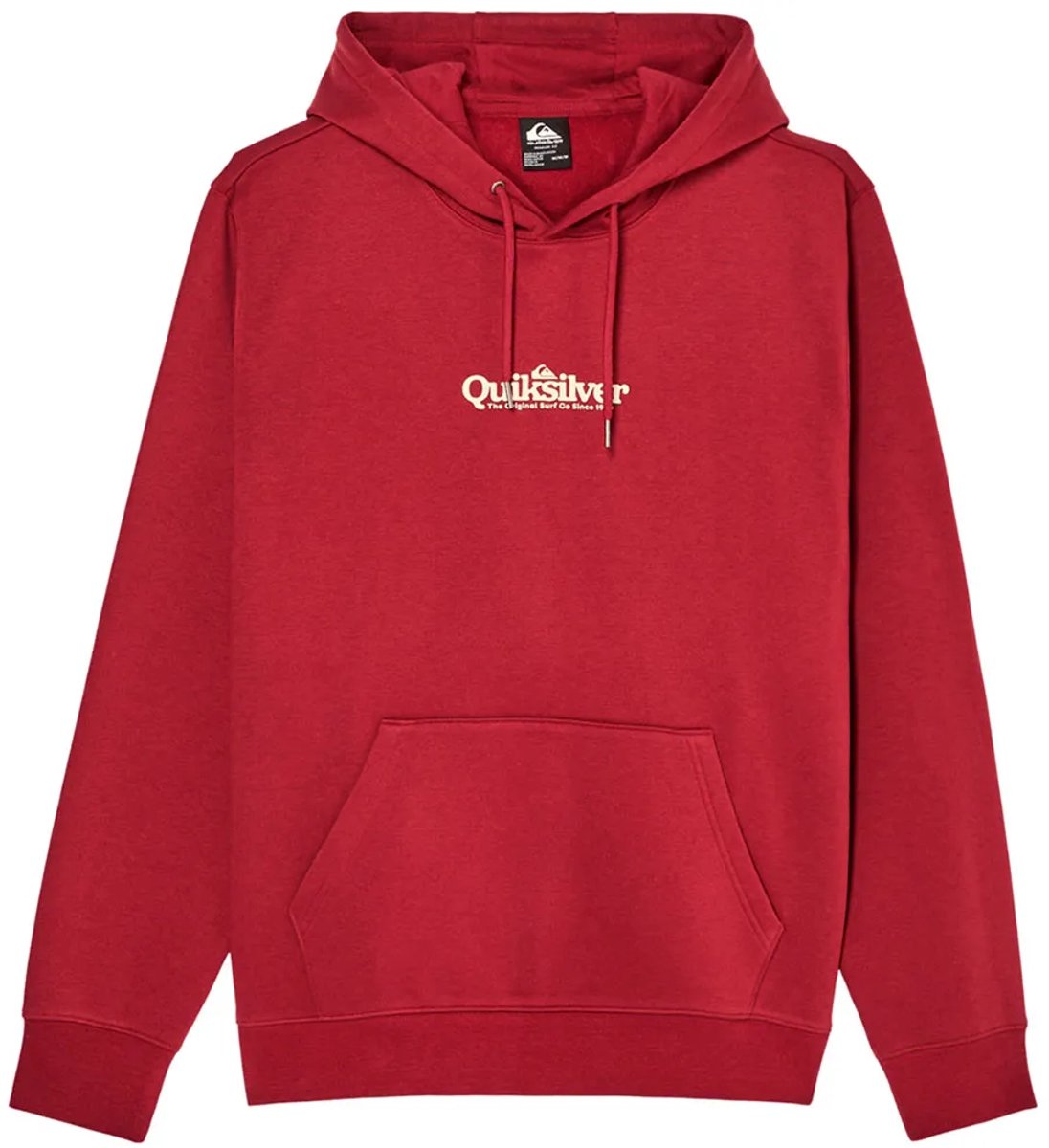 Quiksilver Fineline Hoodie 2XL Man Rood