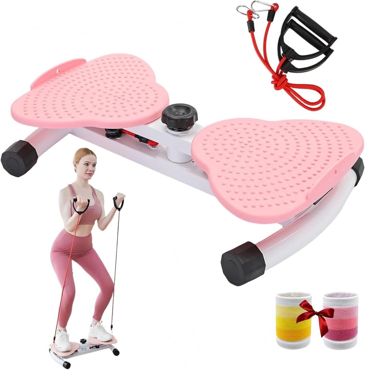 Waist Twister Board - Buikspiertrainer Twistboard - Lichaamsvorming Thuis - 360 Graden Rotatie - 53.5 x 33 x 12 cm