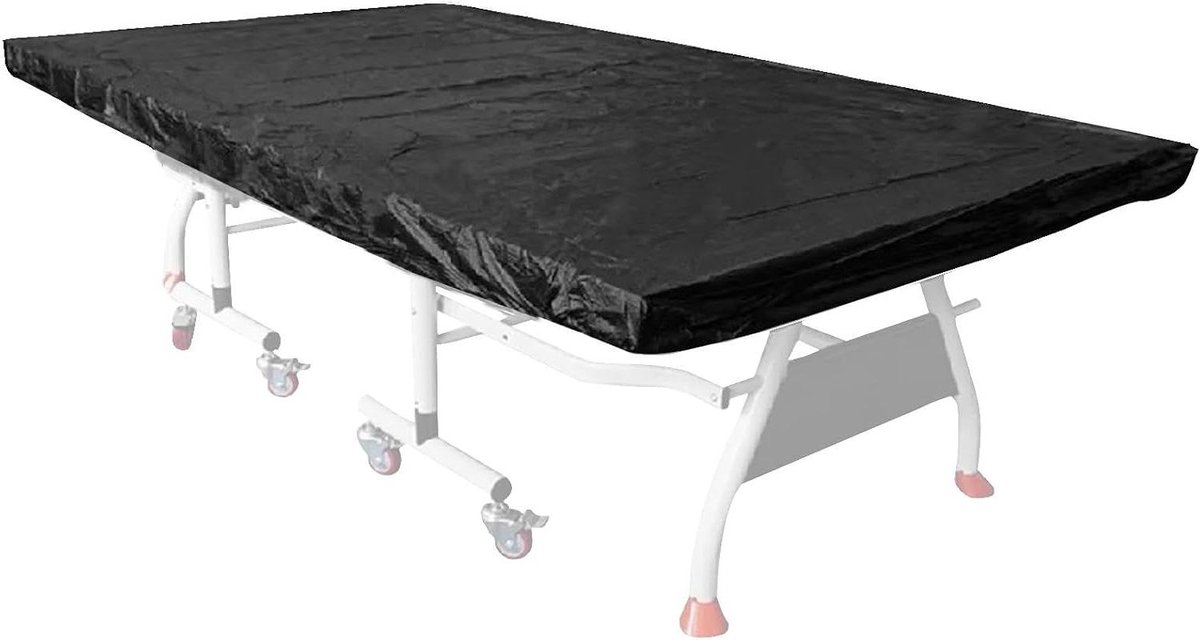 Tafeltennistafelhoes - Afdekhoes Tafeltennis - Tafel Beschermen - Waterdichte Oxfordstof - 280 x 150 x 5 cm - Zwart