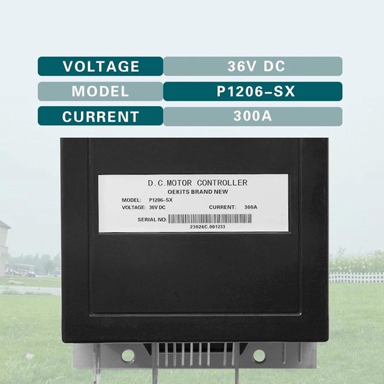 Golfkar Controller - Snelheidsregelaar Golfkar - Golfen Verbeteren - Realtime Motorbewaking - 36V 300A - Zwart — afbeelding 2