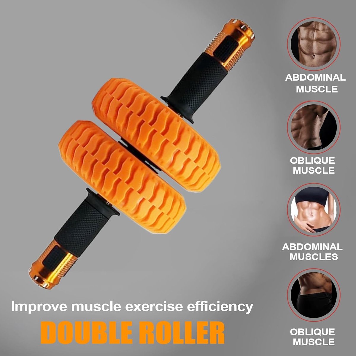 Buiktrainer Wiel - Ab Roller - Core Training - Gewrichtsvriendelijk Kogellagersysteem - 15 cm - Niet gespecificeerd