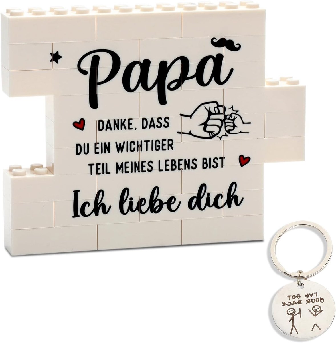 Liefdevol cadeau voor vader, uniek puzzeldecoratie voor verjaardag, kerst en bedankjes van dochter of zoon