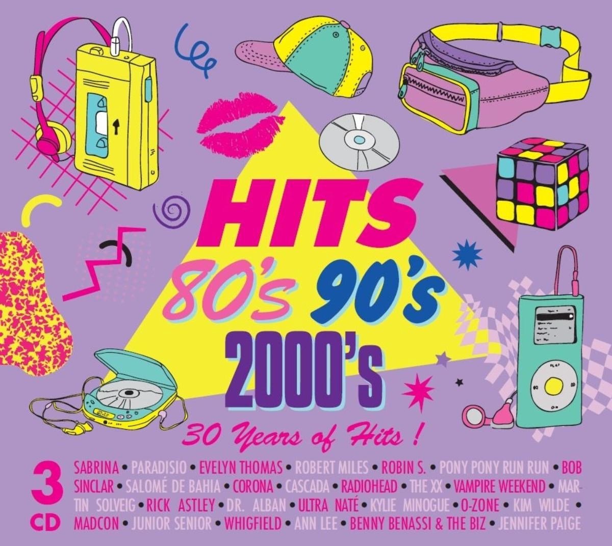 Various Artists - Hits 80's 90's 2000's: 30 Years Of Hits (3 CD)