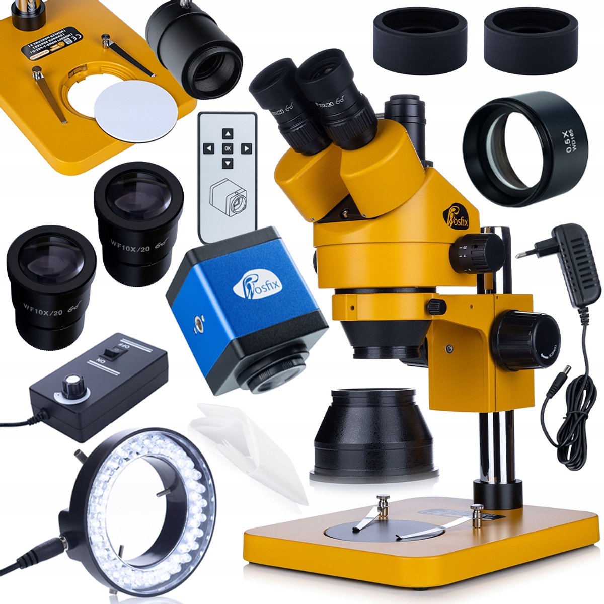 Rosfix Trinoculair Microscoop Mercury S MSMS-T-PS1-O - HDMI FullHD Camera