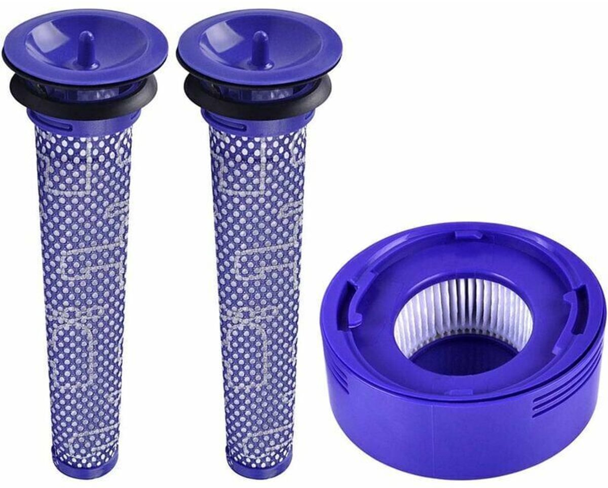 Filterset voor geschikt voor Dyson V8 V7 Absolute Animal stofzuigers, HEPA-filter compatibel met accessoires