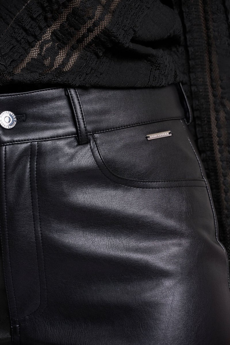 Rino & Pelle Broeken - Corian straight leg trousers - Zwart