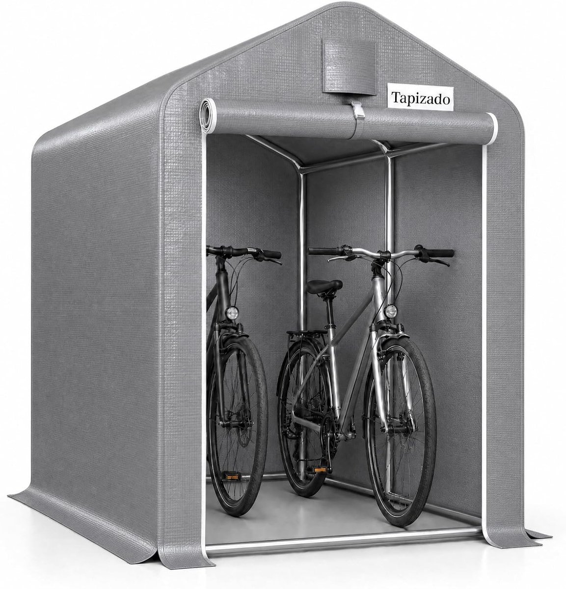 Buiten Fietstent - Grijs - 180 x 100 x 160 cm - Waterdichte en UV-bestendige Tuinberging voor Fietsen en Motoren
