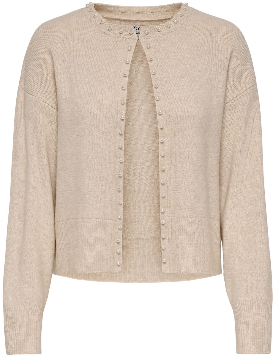 JdY - JDYEMMALI L/S ONEBUTTON PEARL CARDI KNT Dames Trui