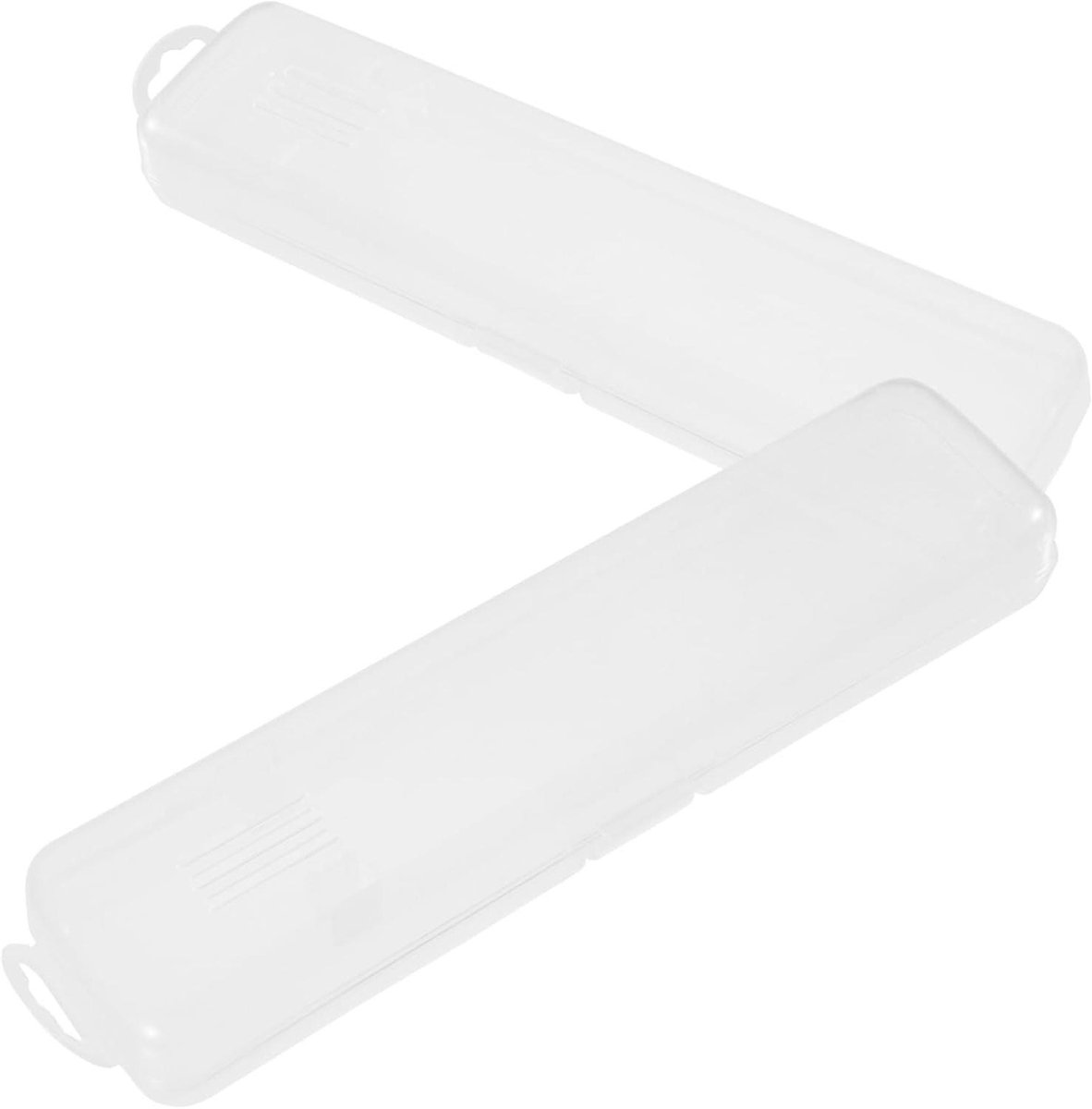 Tandenborstel Etui - Reisetui Tandenborstelhouder - Hygiënisch Opbergen - Compact Ontwerp - 20 cm - Transparant
