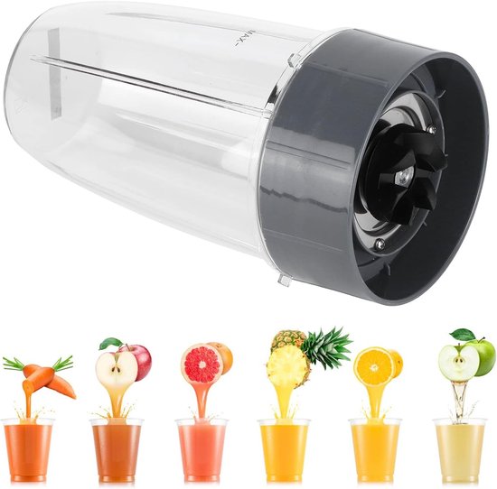 Vervangende Blender Beker - Reserveonderdeel Smoothiebeker - Sap Maken - Voedselveilig ABS Plastic - 24 oz - Transparant — afbeelding 2