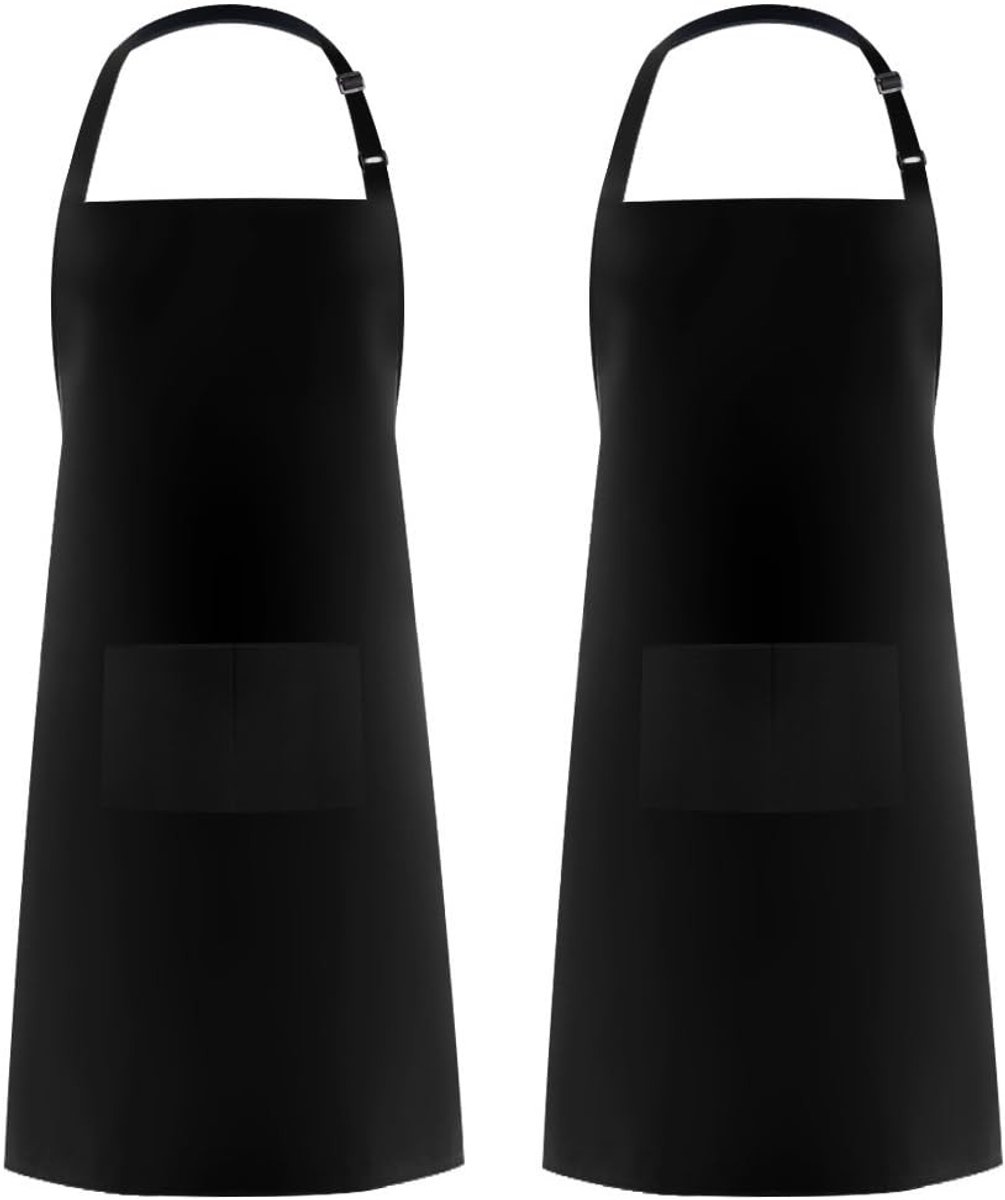 Set van 2 Schorten voor Koken en Bakken, Ideaal voor Keuken en Grillen, Duurzaam en Comfortabel