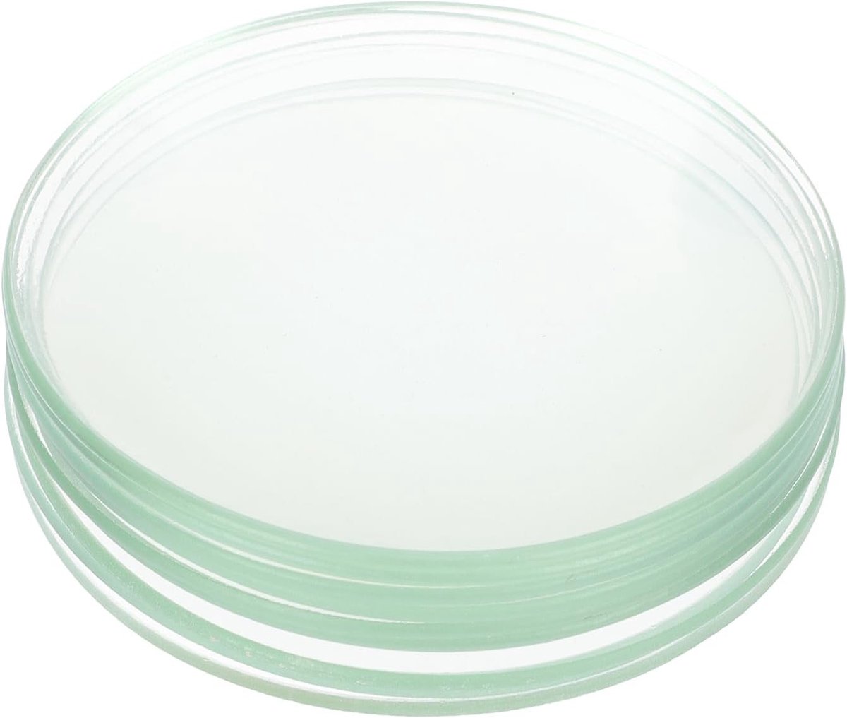 Hittebestendig rond laboratoriumglas van 9 cm - Transparant glas voor chemie en wetenschappelijk onderwijs