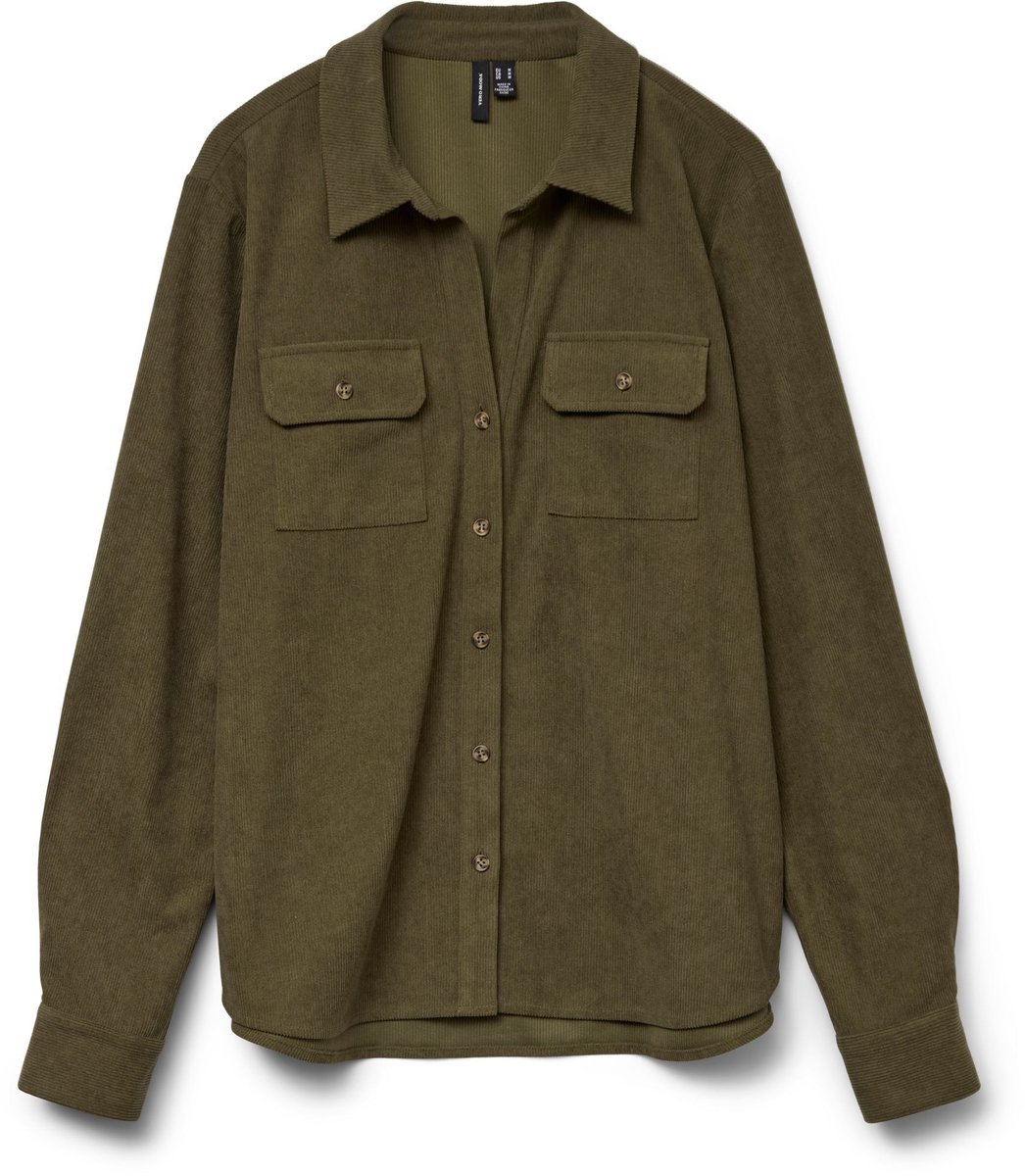 VERO MODA - VMELLY L/S POCKET SHIRT WVN - Dames - Blouses