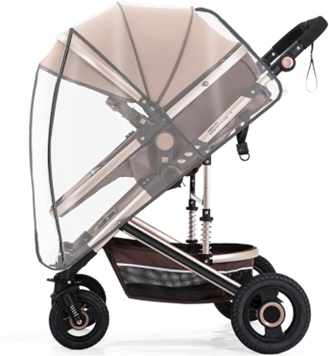 Universele regenhoes voor kinderwagens en buggies met goede ventilatie en bescherming tegen regen en vuil