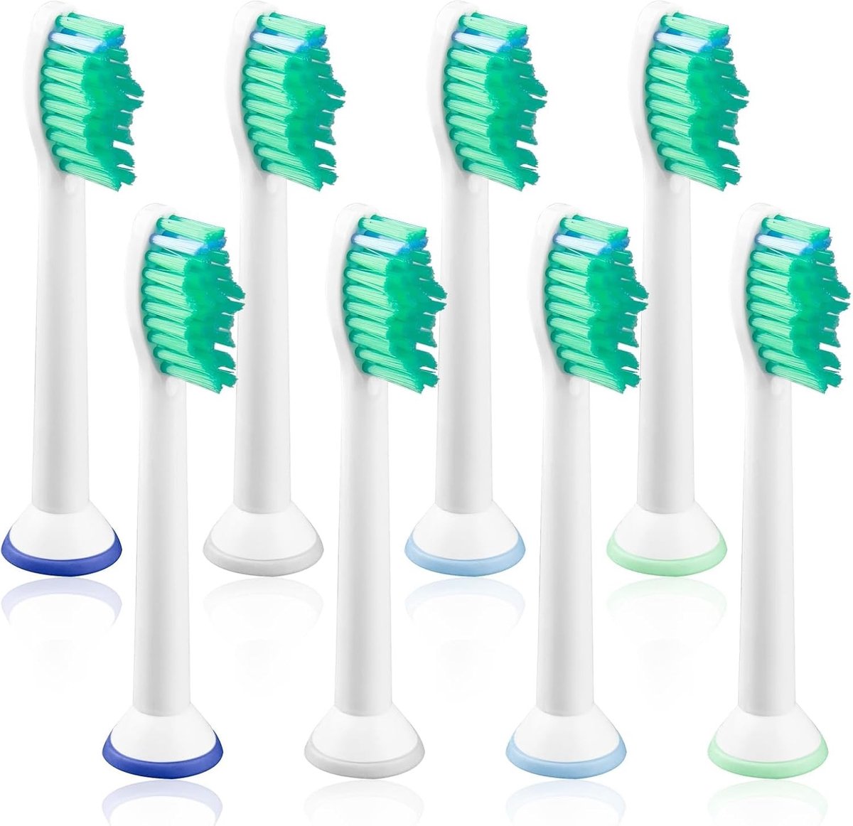 8 Stuks Vervangende Tandenborstelkoppen voor Sonicare, Geschikt voor HX3, HX6 en HX9, Ideaal voor Effectieve Tandverzorging en Gezond Tandvlees