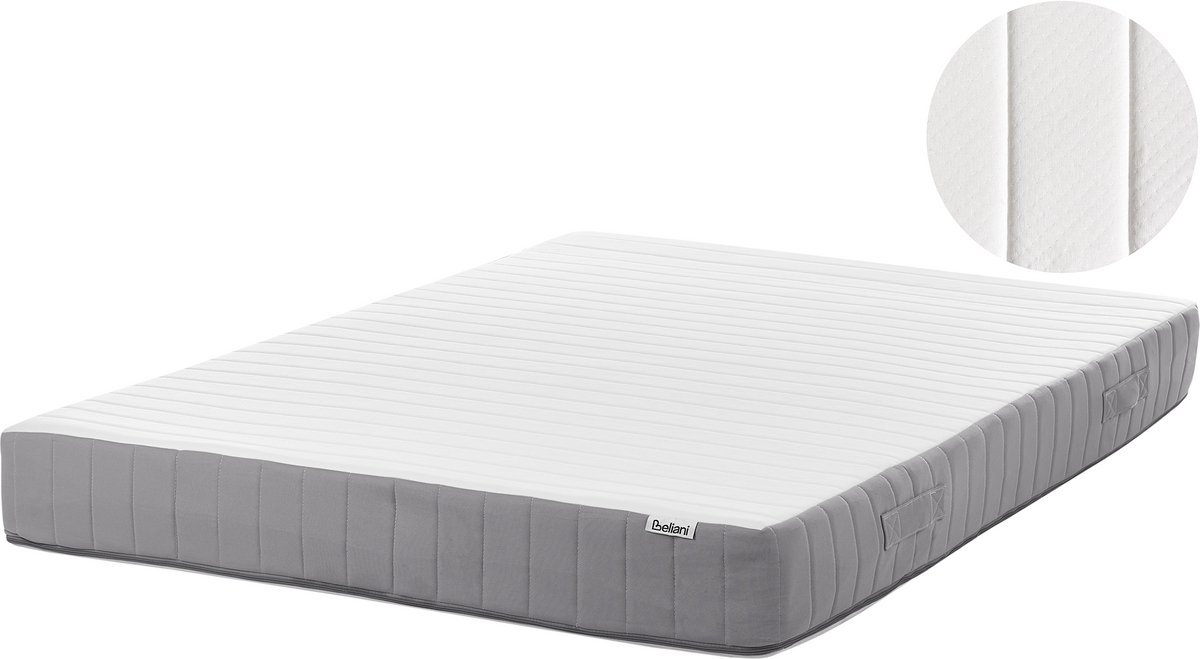 BREEZ - Pocketveringmatras medium - Wit - 140 x 200 cm - Pocketveren