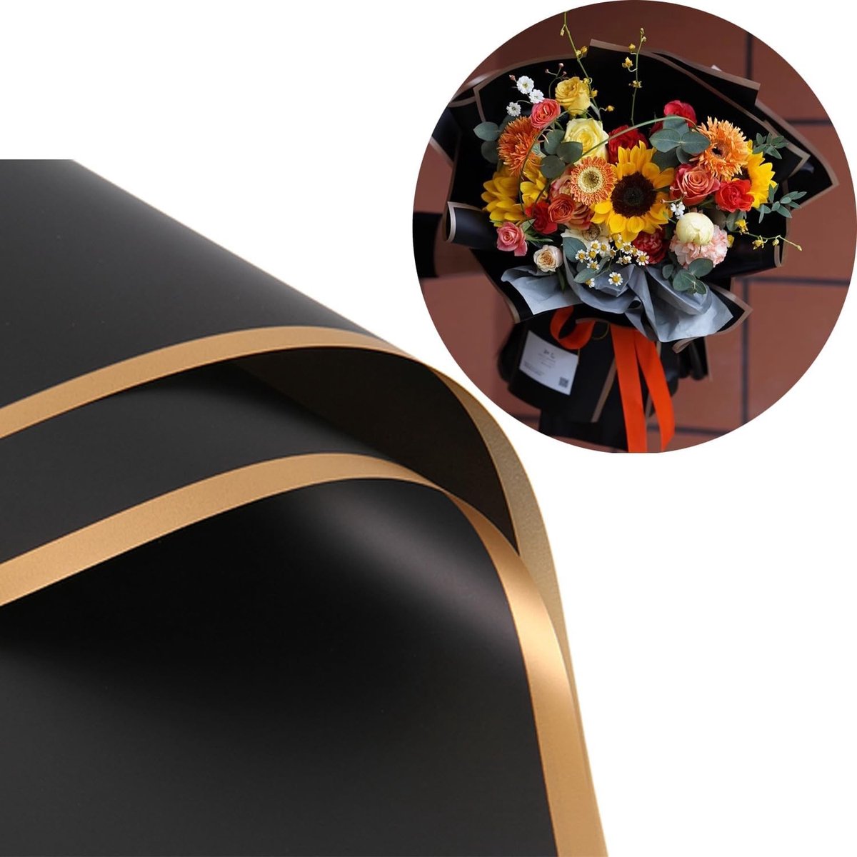 Waterdicht Bloemen Inpakpapier - 20 Vellen voor Boeketten, DIY Cadeaus en Bruiloften - Perfect voor Verpakking en Decoratie