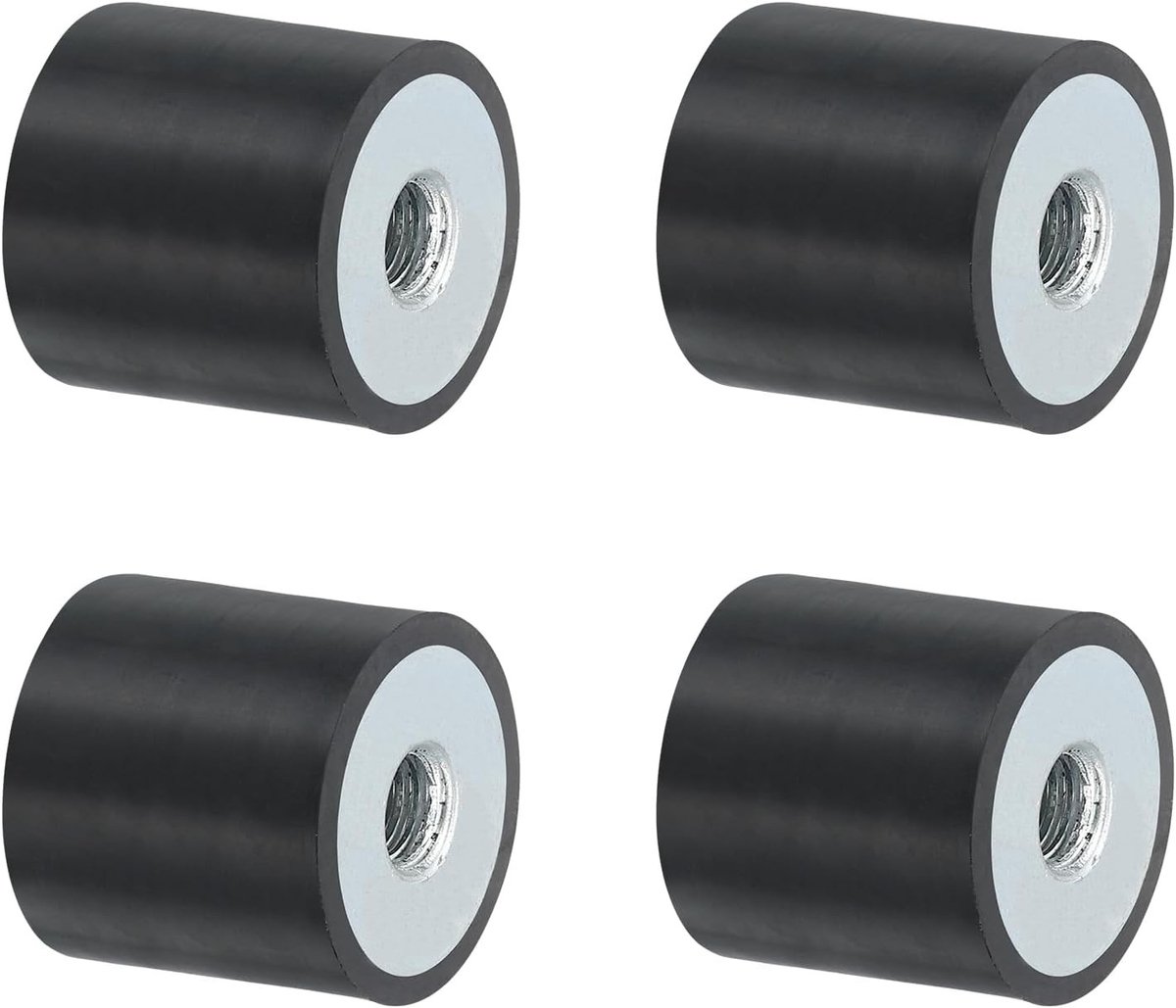 Rubber Schokdemper 20 x 20 mm - Set van 4 voor Verbeterde Bescherming en Stabiliteit