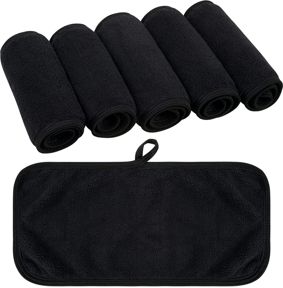 Make-up Remover Doeken 6 stuks - Zacht Microfiber - Voor Gezichtsreiniging - Verwijdert Cosmetica met Alleen Water - ShopVlot