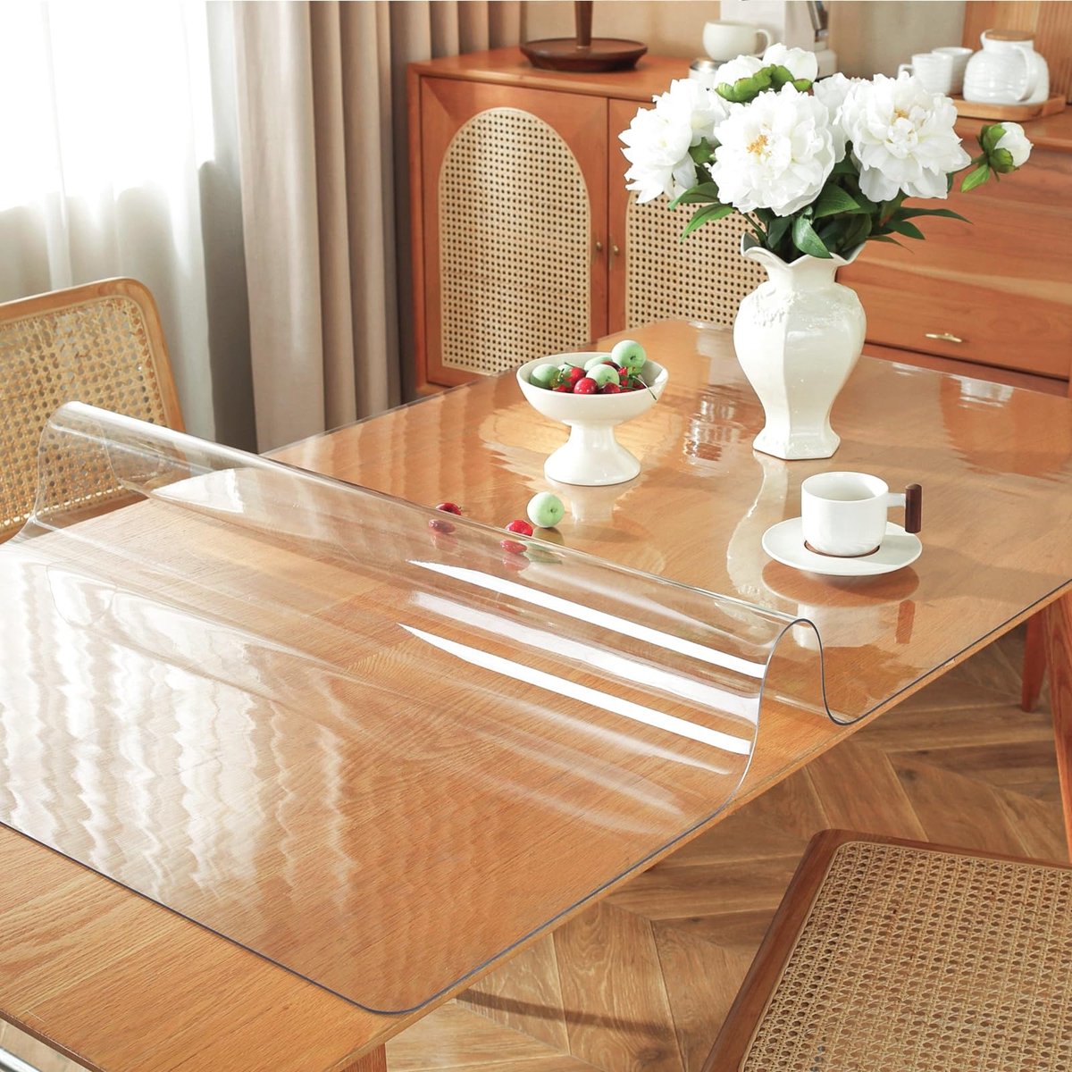 Tafelkleed 100 x 200 cm - Transparant PVC - Waterdicht en Kratbestendig - Ideaal voor Huis en Kantoor - ShopVlot