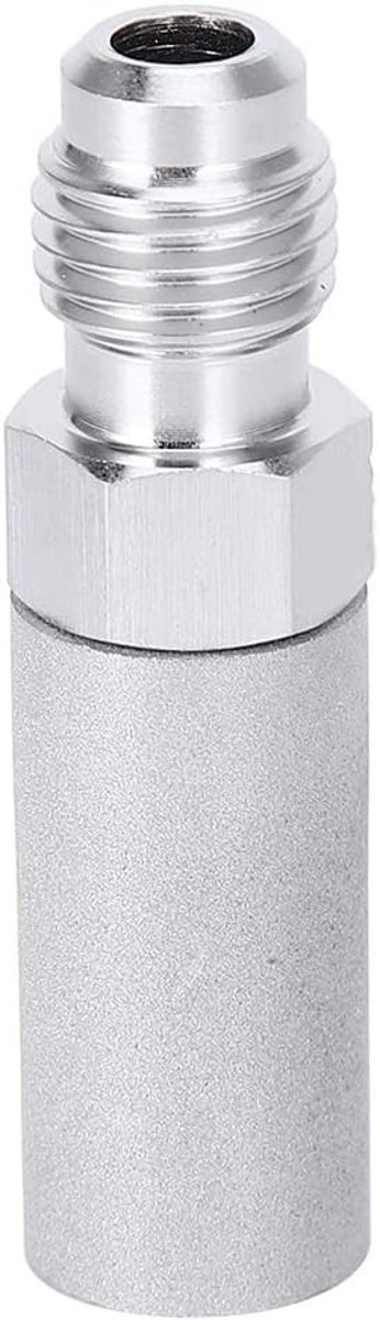 Diffusie zuurstofsteen 1/4 inch van roestvrij staal voor het brouwen van bier met schroefdraadverbinding en accessoires voor thuisbrouwerij
