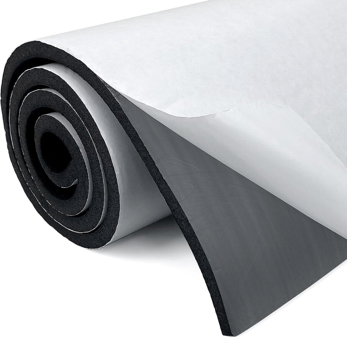 Multifunctionele Zelfklevende Neopreen Foam Rol 300 mm x 12 mm x 3 m voor Isolatie en Geluidsabsorptie, Antislip en Schokabsorptie (Zwart)