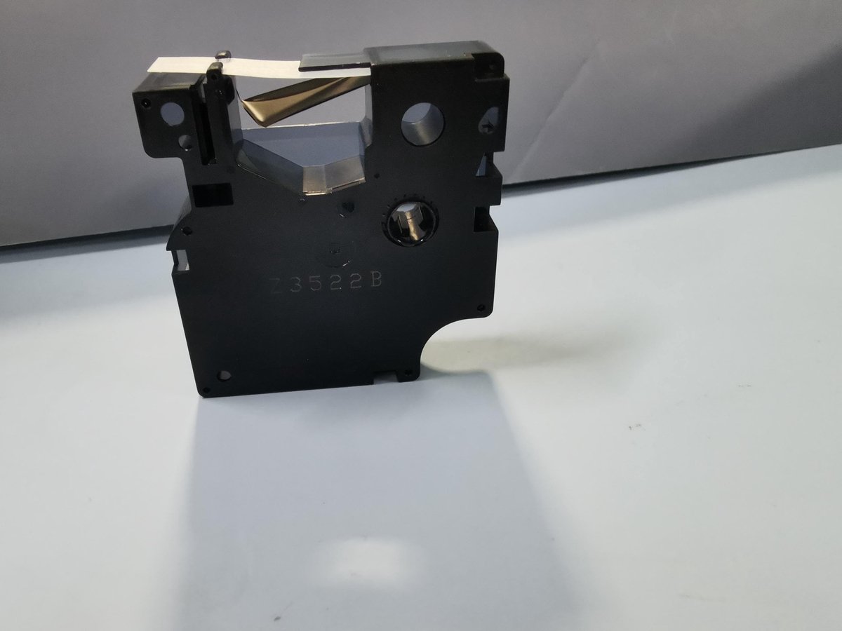 Etikettape 19mm - Dymo D1 45803 - Zwart op wit - Ideaal voor labelen - ShopVlot