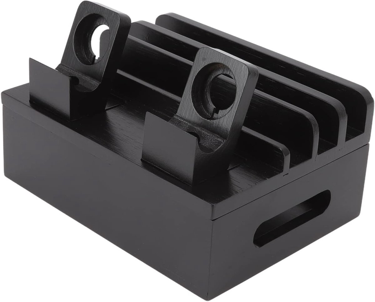 Oplaadstation 5-poorts - Bamboe Laadstation - Multifunctioneel Laadstationrek - Ideaal voor telefoon en tablet - ShopVlot