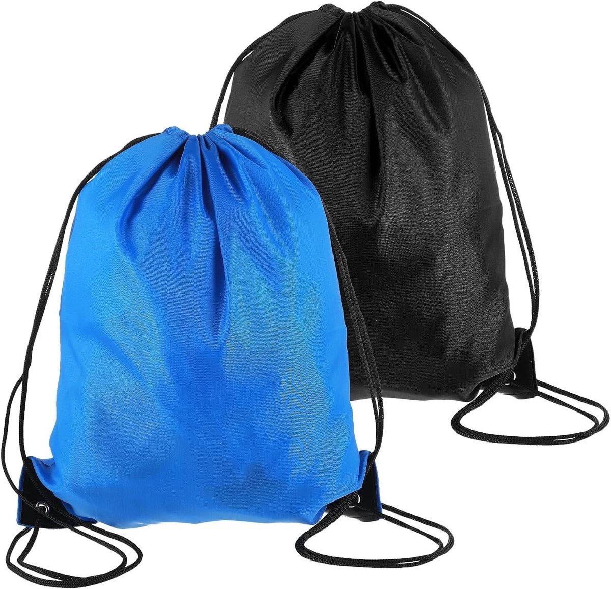 Trekkoordzakken - Blauw - 42 x 32 cm - Waterdichte Gymtassen van Polyester - Uniseks