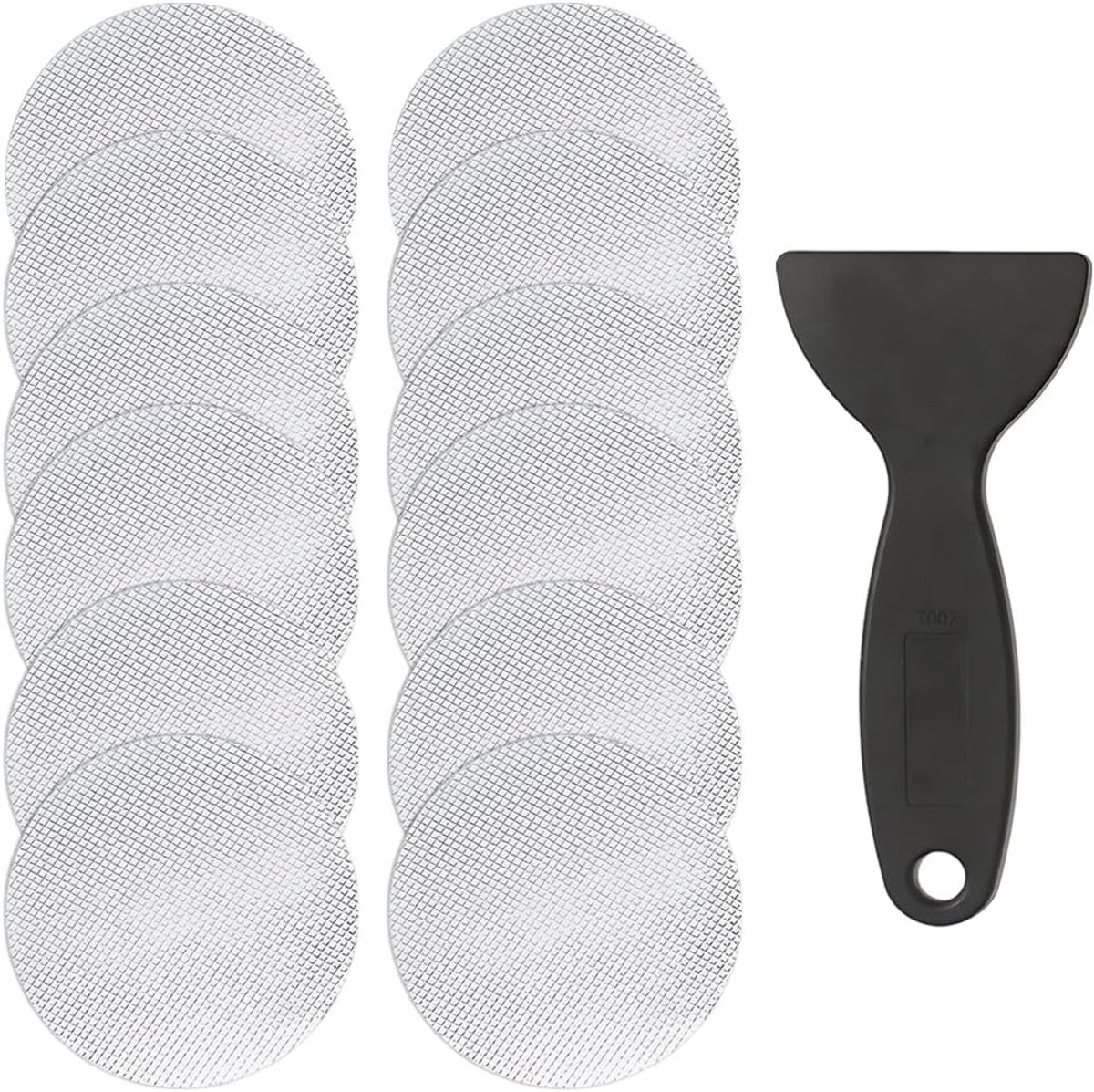 Ronde antislip badkamerstickers voor douche en bad, inclusief antislipmat en spatula, perfect voor veiligheid en decoratie