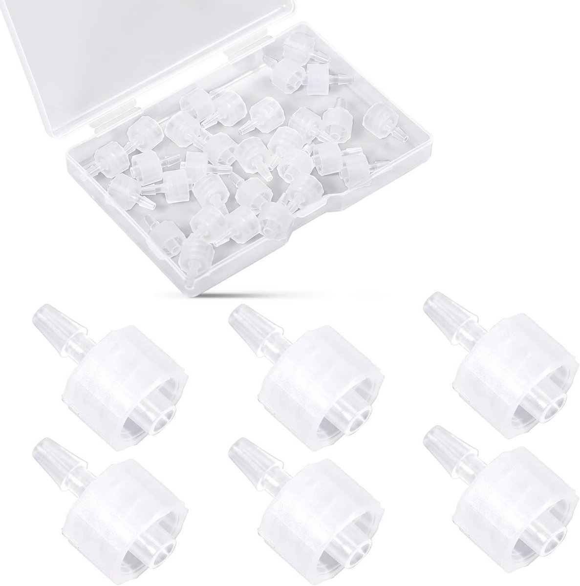 Syringe Adapter Set van 30 Stuks, Male Luer Lock Connectoren voor Spuiten, Luer Lock Coupling en Adapter Kit